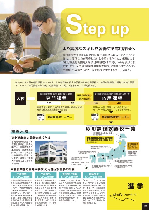 ポリテクカレッジ秋田 パンフレット21