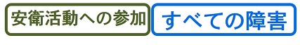 安全衛生活動への参加・すべての障害