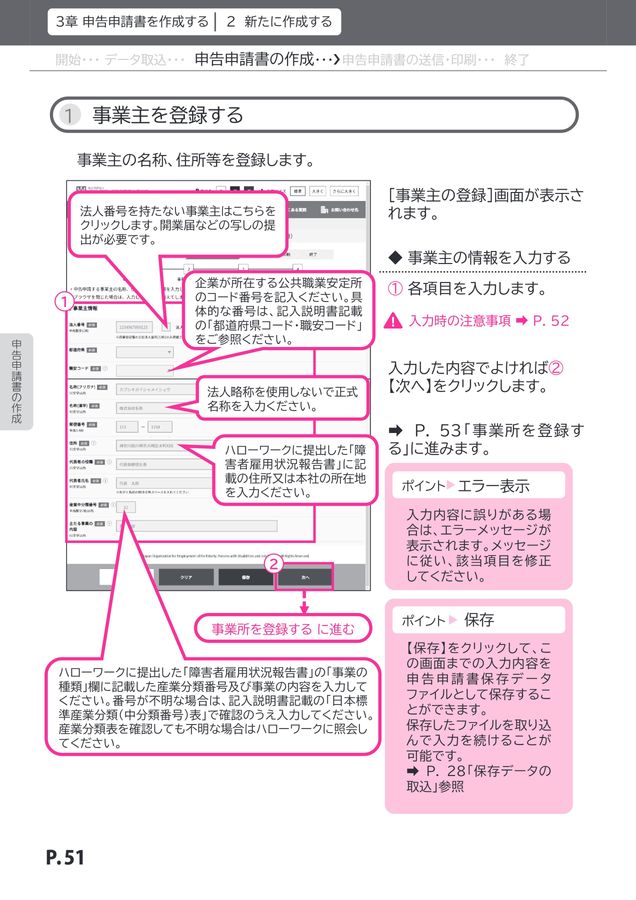 障害者雇用納付金電子申告申請システム操作マニュアル（第4版）