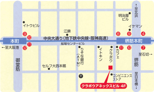 大阪障害者職業センター 地図・交通案内
