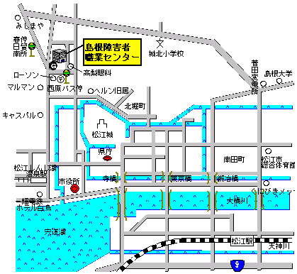 島根障害者職業センター地図