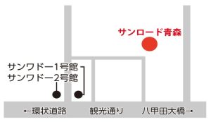 訓練実施施設周辺の地図