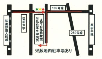 訓練実施施設周辺の地図