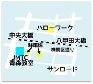 訓練実施施設周辺の地図