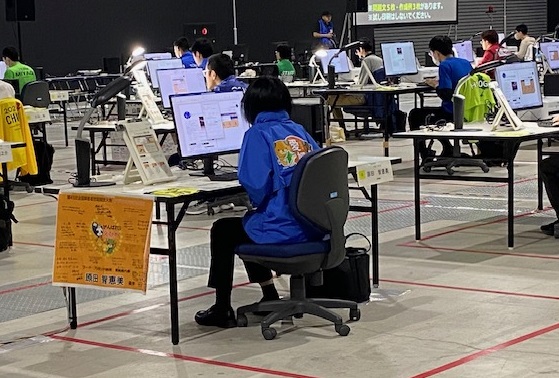 ワード・プロセッサ競技風景画像