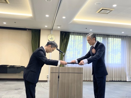 令和7年度表彰式の様子1