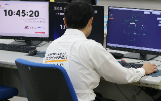 機械CAD競技風景の写真
