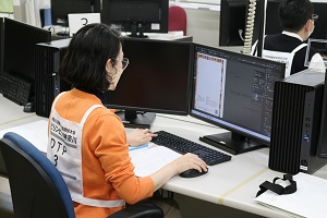 DTP競技風景の写真