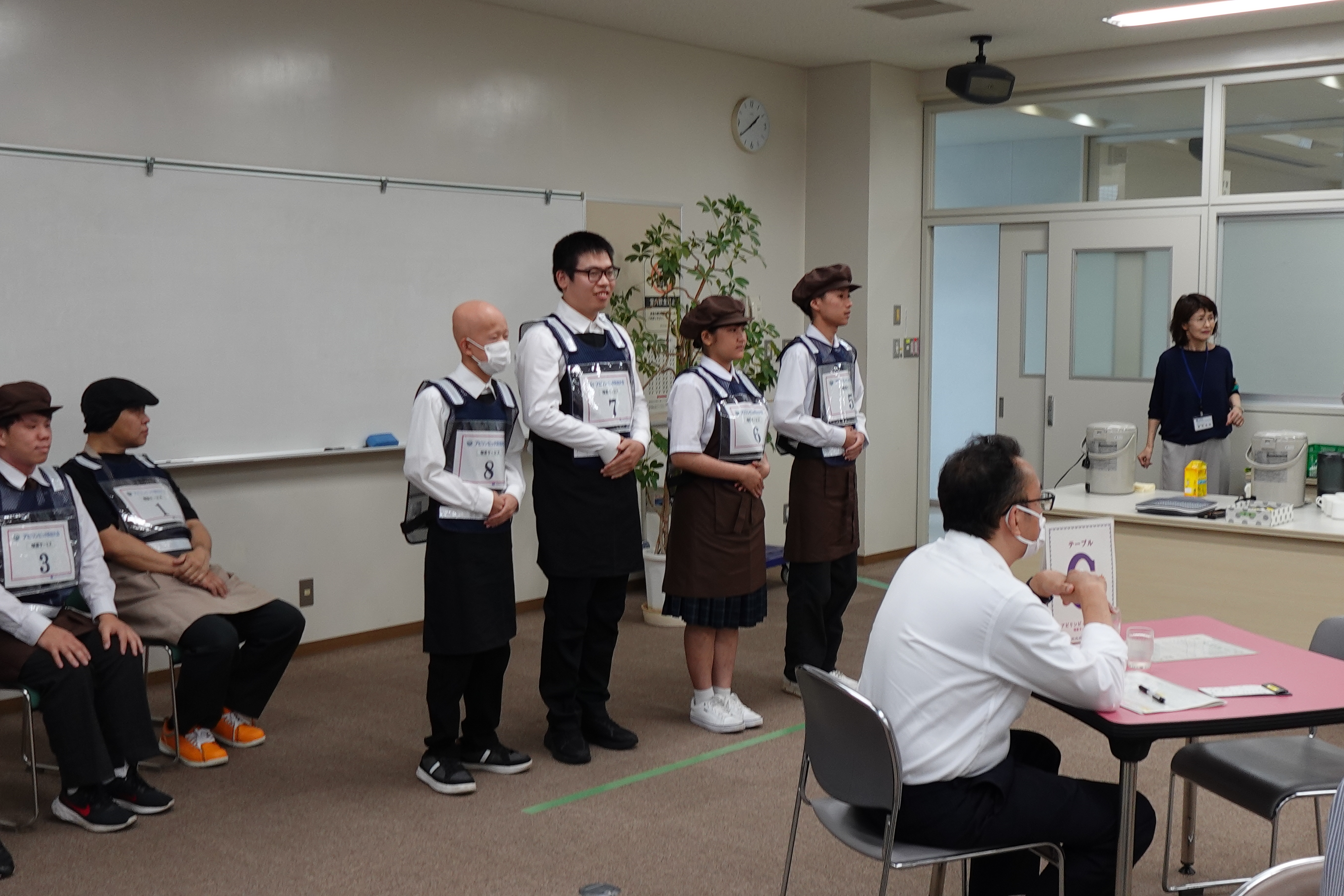 喫茶競技会場の写真