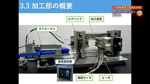 ストロー加工装置の開発説明画像１