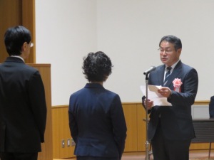 受賞者代表謝辞