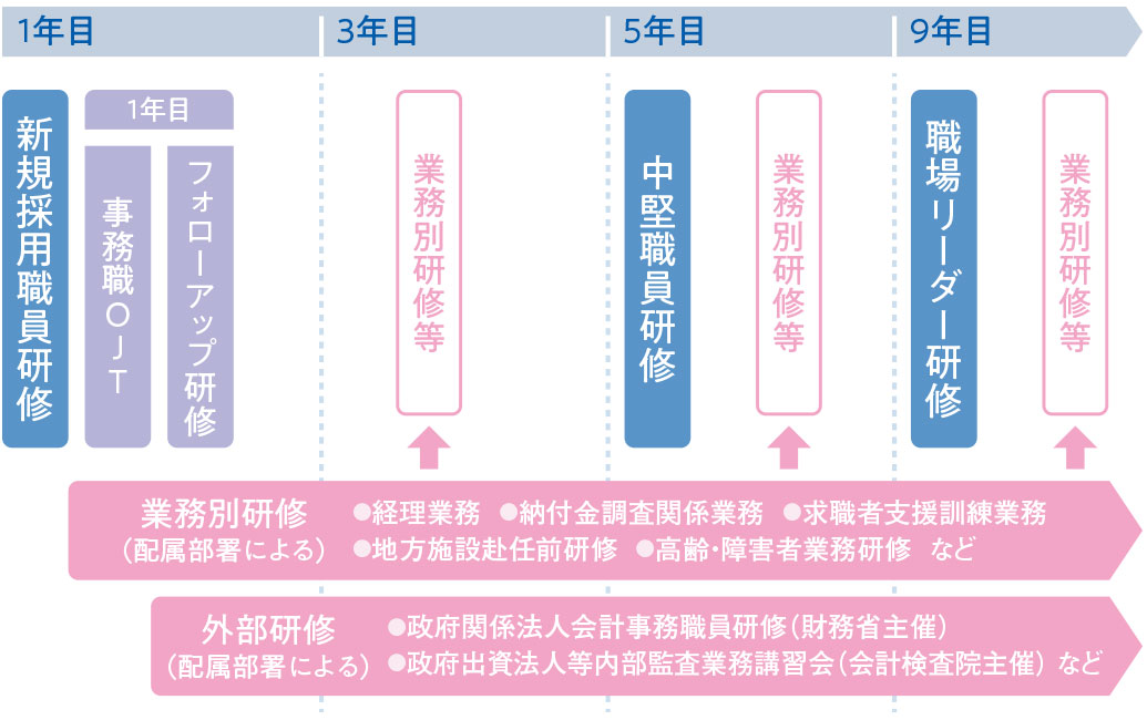 事務職の研修体系