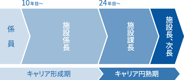 事務職のキャリアパス［エリア総合職］